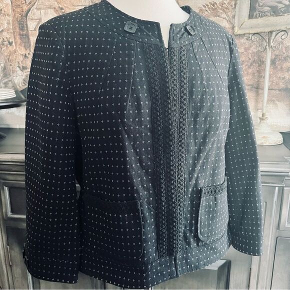 Willi Smith Black Bolero Jacket size XL - Picture 1 of 6